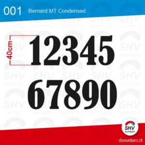 001 SHV NUMBER